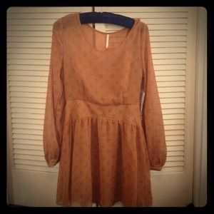 Free People Baby Dee Dress in Goldenrod Small NWT