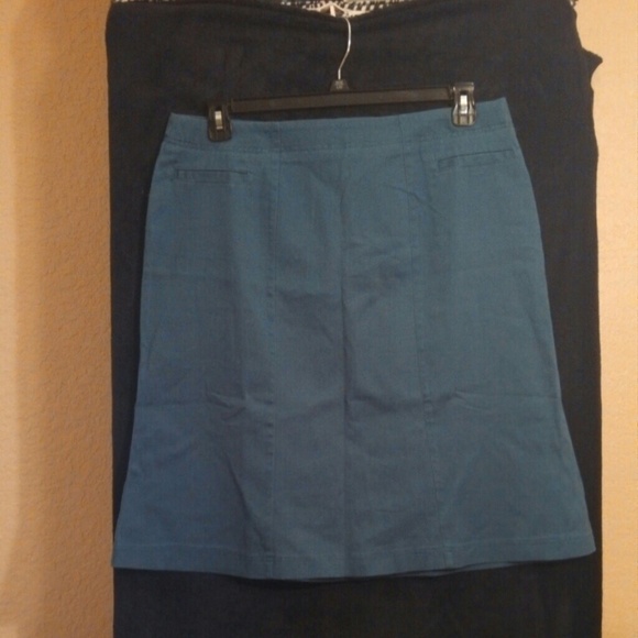 Bluish skirt