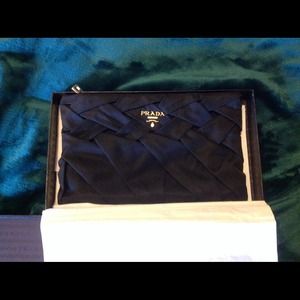 Prada Satin Clutch
