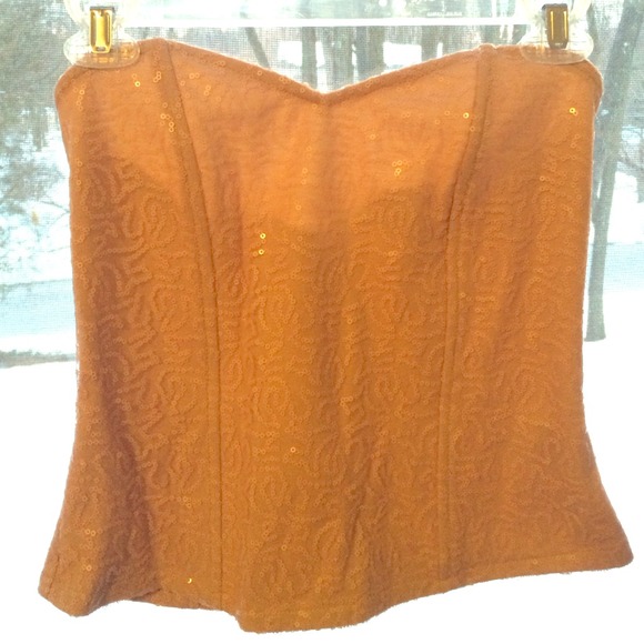 Strapless top *NEVER WORN*