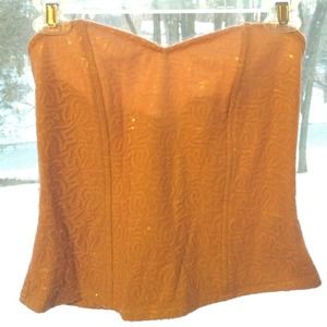 Strapless top *NEVER WORN*