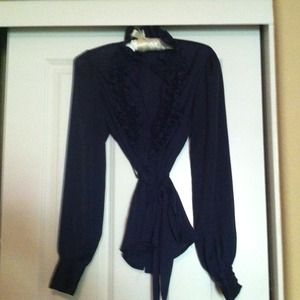 Dark blue blouse