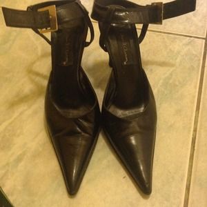 David Aaron heels black