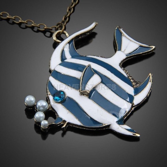 Fish nautical necklace