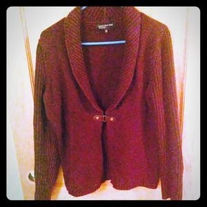 Brown cardigan