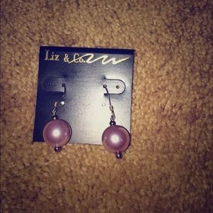 Pearl earrings