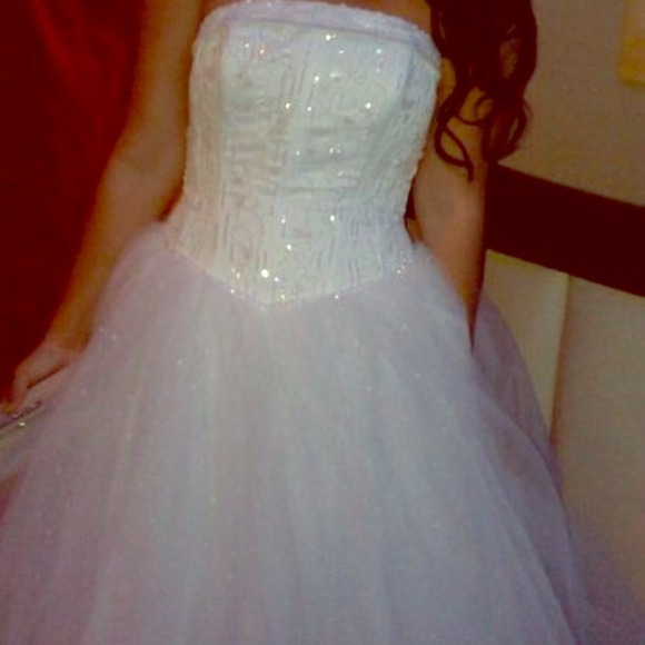 Winter wonderland sweet16/wedding dress!