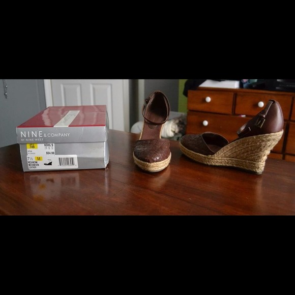Nine West Espadrilles size 7.5. Worn once.