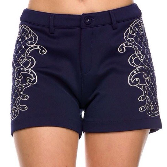 NWOT, short blue pants.