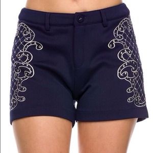 NWOT, short blue pants.