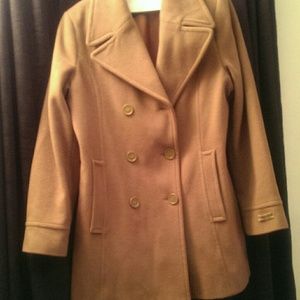 CASHMERE WOOL PEA COAT!!!