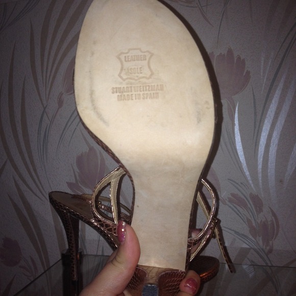 Stuart Weitzman Stilettos Brand New snakeskin hot! - Picture 3 of 4