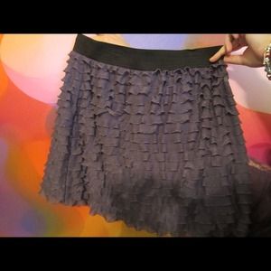 Ruffled mini skirt