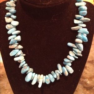 Turquoise stone necklace