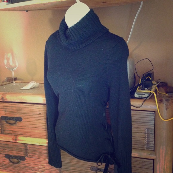 The Limited Black Turtle Neck