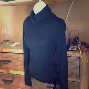 The Limited Black Turtle Neck