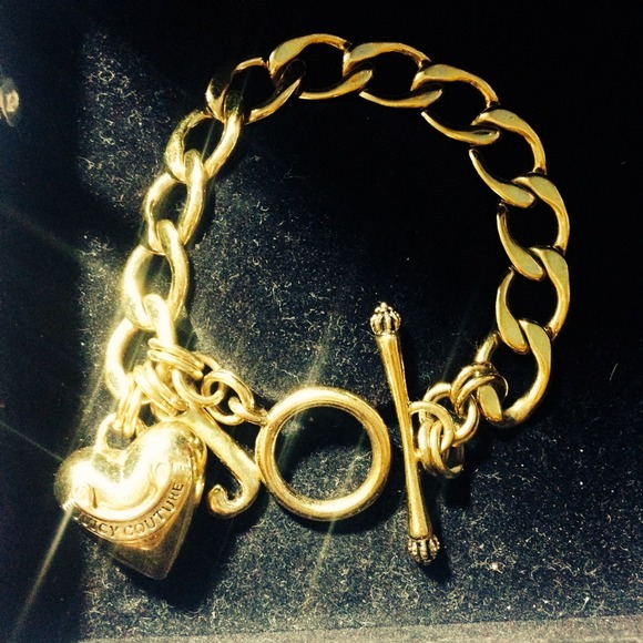 Traditional Gold Juicy Couture Charm Bracelet 👌