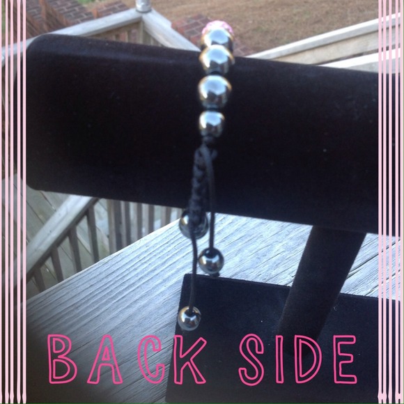 ✂️PRICE CUT✂️Hematite & Pink Crystal Pave'✂️✂️ - Picture 4 of 4