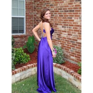 Long Purple Formal Dress