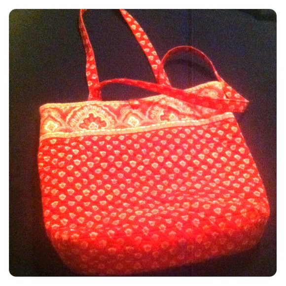 Perfect size Vera Bradley bag.