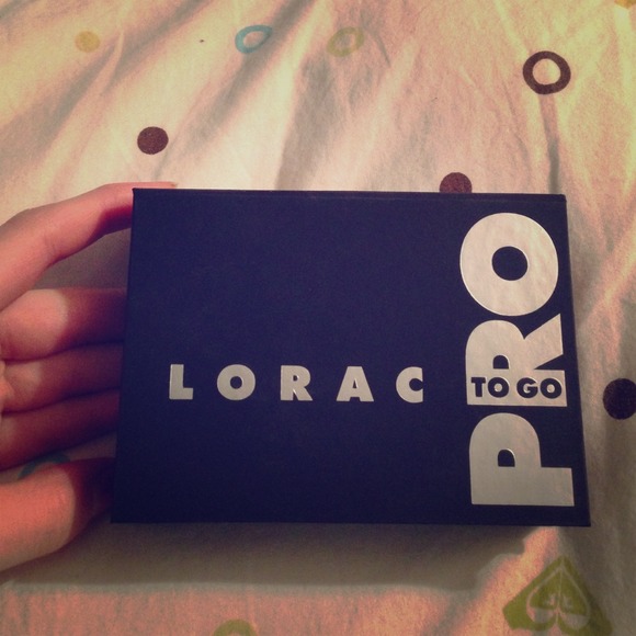 Lorac palette, ysl lipstick, Becca powder, nars