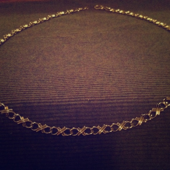 REDUCED! Gold XO Chain Necklace