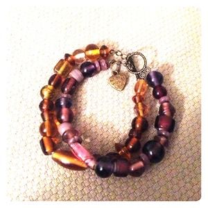 🆕🆕handmade glass beaded bracelet🆕🆕