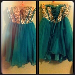 Dress from prom girl only wore it once