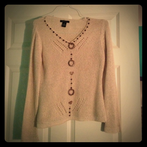 Cream sweater