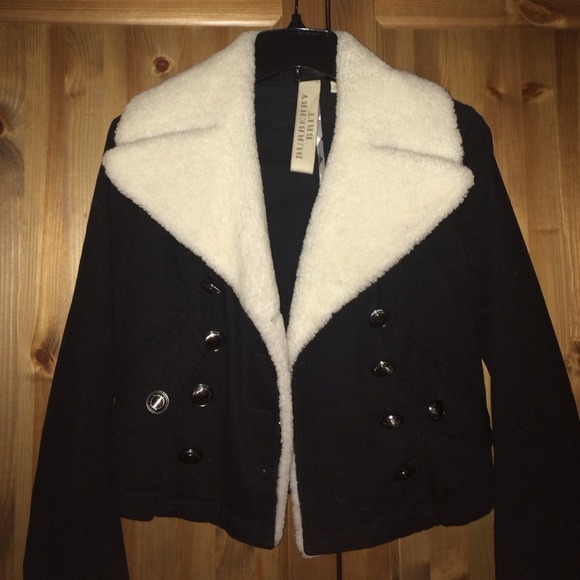 Burberry Brit ✔️detachable shearling jacket