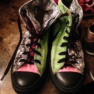 SOLD***Converse Red Hi-Tops