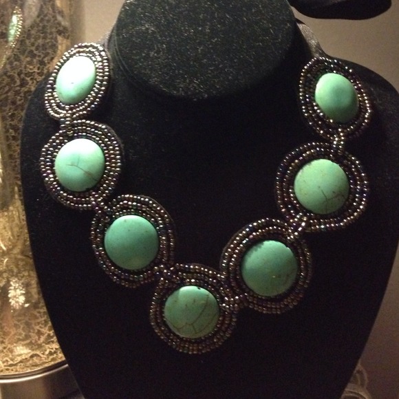 Turquoise Statement Necklace