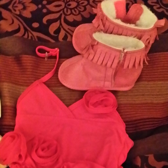 Bathing suit/moccasins