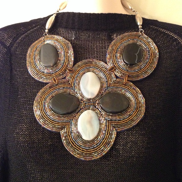 Onyx Statement Necklace