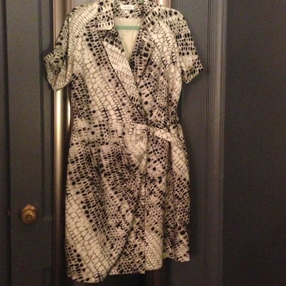 Faux wrap statement dress -price reduced!