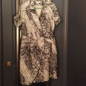 Faux wrap statement dress -price reduced!