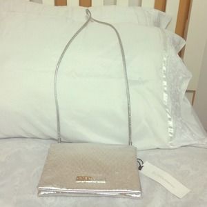 BCBG silver bag😊