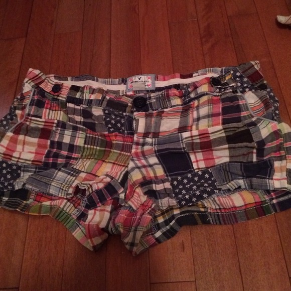 American Eagle Plaid shorts
