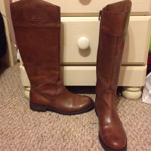 Brown Vince Camuto Riding Boots
