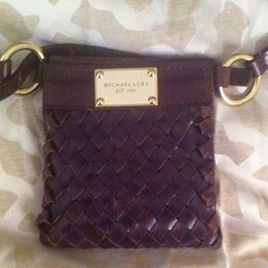 Michael Kors Brown Leather Fanny Pack