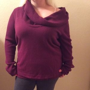 Daisy Fuentes Woman 1x Cowl Neck sweater