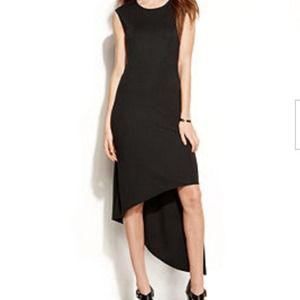 NEW MICHAEL KORS High-Low Black Dress (orig $130)