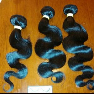 Brazilian Virgin Human Hair Extensions 16" 18" 20"