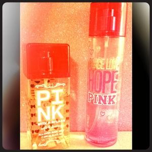 (Two) VS Pink Body Sprays