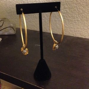 Juicy couture hoop earrings