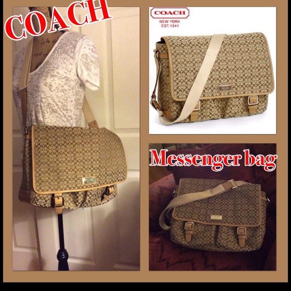 Coach messenger bag unisex , College perfect!