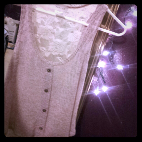Pink poetry tank (neverworn)