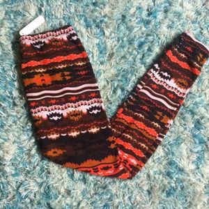 Brown patterned Leggings!