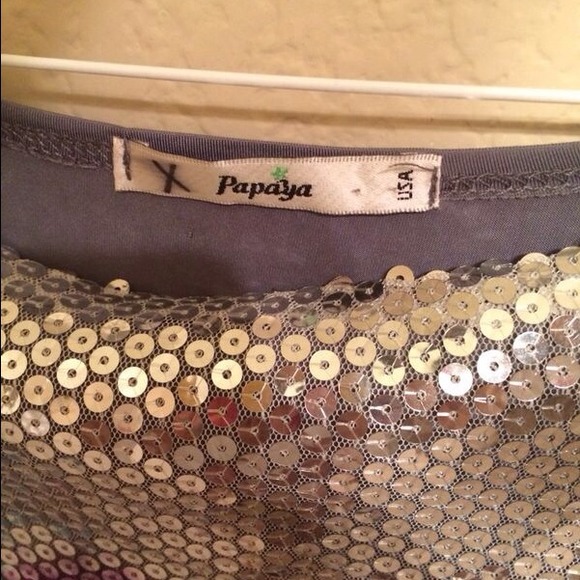 Full sequence purple and grey top ! - Picture 4 of 4