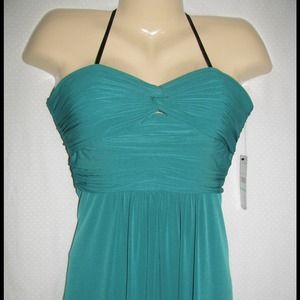 NWT Neiman Marcus by shelli Segal Green Dress Sz 8